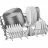 Masina de spalat vase incorporabila BOSCH SMV25EX00E, 13 seturi, 5 programe, Control electronic, 60 cm, Alb, А+