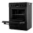 Aragaz electric HANSA FCCM68203, 65 l, 4 arzatoare, Grill, Timer, Curatare сu abur, 60 cm, Negru, A