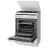 Aragaz combinat HANSA FCMW68229, 65 l, 4 arzatoare, Aprindere electrica, Grill, Curatare traditionale, 60 cm, Alb, Negru