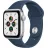 Смарт часы APPLE SE 40mm/Silver Aluminum Case with Abyss Blue Sport Band, MKNY3 GPS Blue, IOS, AMOLED, 1.57", AGPS, GPS, Bluetooth
