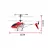Drona Syma S107G Helycopter, Red