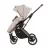 Carucior Kikkaboo 3 in 1 Angele, Chrome Beige, 0-48 luni, Bej