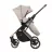 Carucior Kikkaboo 3 in 1 Angele, Chrome Beige, 0-48 luni, Bej