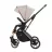 Carucior Kikkaboo 3 in 1 Angele, Chrome Beige, 0-48 luni, Bej