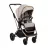 Carucior Kikkaboo 3 in 1 Angele, Chrome Beige, 0-48 luni, Bej