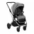 Carucior Kikkaboo 3 in 1 Angele, Chrome Grey, 0-48 luni, Gri