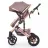 Carucior Kikka Boo 3 in 1 Darling Beige, 0-36 luni, Bej