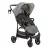 Carucior Kikka Boo 3 in 1 Selina, Dark Grey, 0-48 luni, Gri