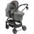 Carucior Kikkaboo 3 in 1 Selina, Dark Grey, 0-48 luni, Gri