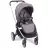 Carucior Kikkaboo 3 in 1 Vicenza Luxury, Grey silver frame, 0-48 luni, Gri