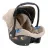 Carucior Kikkaboo 3 in 1 Vicenza Premium, Beige, 0-48 luni, Bej