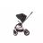Carucior Kikkaboo 3 in 1 Vicenza Premium, Black, 0-48 luni, Negru