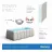 Bazin cu cadru metalic BESTWAY 56441BW Power Stee, 6478 l, 404x201x100 cm