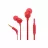 Casti cu fir JBL Earphones 3.5mm Tune 110, Red