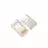 Модуль RJ45 GEMBIRD LC-8P8C-001/50, Modular plug 8P8C for solid LAN cable, 30u" gold plated, 50 pcs/bag