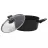 Cratita cu capac POLARIS PRO COLLECTION 20C, 2.4 l, 20 cm, Aluminiu forjat, Negru