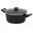 Cratita cu capac POLARIS PRO COLLECTION 20C, 2.4 l, 20 cm, Aluminiu forjat, Negru