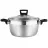 Cratita cu capac POLARIS RIALTO-20, 3.2 l, 20 cm, Inox