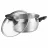 Cratita cu capac POLARIS RIALTO-20, 3.2 l, 20 cm, Inox