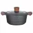 Cratita cu capac RESTO 93501, 2.6 l, 20 cm, 15 x 20.5 x 29.5 cm, Aluminiu turnat, Negru