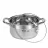 Cratita cu capac RESTO 92003, 3.6 l, ø 20 cm, 11 x 20 x 28.5 cm, Inox
