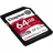 Card de memorie KINGSTON Canvas React Plus (SDR2/64GB), SD 64GB, Class10 UHS-II U3 (V90)
