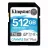 Карта памяти KINGSTON CANVAS GO! PLUS (SDG3/512GB), SD 512GB, Class10 UHS-I U3 (V30)