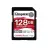 Card de memorie KINGSTON CANVAS REACT PLUS (SDR2/128GB), SD 128GB, Class10 UHS-II U3 (V90)