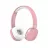 Casti cu microfon XO Bluetooth Headphones, BE23 stereo, Pink