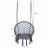 Hamac Jumi tip scaun (gri)