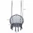Hamac Jumi tip scaun (gri)