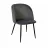 Scaun DP Spectre Dark Grey, Catifea, Stofă, Gri, Negru