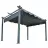 Foisor de gradina HECHT Pergola 4x3, Aluminiu, Gri