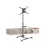 Suport perete BARKAN TV CART  SW411H BLACK 13-83 TILT, MAX.50KG, VESA MM: UP TO 600X400MM