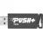 USB flash drive PATRIOT PUSH+ Black (PSF128GPSHB32U), 128GB, USB3.2