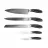 Набор ножей Maestro Mr-1425, 6 предметов , Высококачественная нержавеющая сталь, Черный