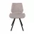 Scaun DP Orson Catifea Beige, Catifea, Bej, Picioare Negre