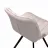 Scaun DP Orson Catifea Beige, Catifea, Bej, Picioare Negre