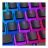 Butoane pentru tastatură HyperX Pudding Keycaps, RU, Black/Translucent design for lustrous RGB lighting, 104 Key Set, Made of durable double shot PBT material, HyperX keycap removal tool included