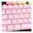 Butoane pentru tastatură HyperX Keycaps Full key Set - PBT, Pink, RU, Designed to enhance RGB lighting, 104 Key Set, Made of durable double shot PBT material, HyperX keycap removal tool included