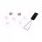 Butoane pentru tastatură HyperX KEYCAPS FULL KEY SET - PBT, PINK, RU, DESIGNED TO ENHANCE RGB LIGHTING, 104 KEY SET, MADE OF DURABLE DOUBLE SHOT PBT MATERIAL,  KEYCAP REMOVAL TOOL INCLUDED