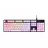 Butoane pentru tastatură HyperX KEYCAPS FULL KEY SET - PBT, PINK, RU, DESIGNED TO ENHANCE RGB LIGHTING, 104 KEY SET, MADE OF DURABLE DOUBLE SHOT PBT MATERIAL,  KEYCAP REMOVAL TOOL INCLUDED