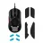 Gaming Mouse HyperX Pulsefire Haste Gaming Mouse, Black, Ultra-light hex shell design, 400–16000 DPI, 4 DPI presets, Pixart PAW3335 Sensor, Split-button design for extra responsiveness, Per-LED RGB lighting, USB, 80g