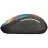 Gaming Mouse TRUST Trust Yvi FX Wireless Mouse - Geometrics, LED illumination in continuously changing colours, 8m 2.4GHz, Micro receiver, 800-1600 dpi, 4 button, Rubber sides for comfort and grip, USB