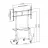 Suport perete REFLECTA MOBILE STAND FOR DISPLAYS  TV STAND 105P-SHELF; 60-105"