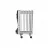 Radiator cu ulei Eurolux ОМПТ-9Н, 2000 W, 25 m², Termostat, Alb