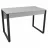 Masa de birou DP Small table GREY, PAL melaminat, Gri, Negru, 1100x600