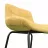 Scaun de bar DP NICOLE CFS HOKER LB SORO-40, BLACK,  LEG Yellow