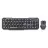 Kit (tastatura+mouse) GEMBIRD KBS-WM-02, Wireless desktop set, US layout, Black