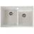 Chiuveta TORNADO Quartz DUO 80 WHITE, Quartz, Alb, 78 x 50